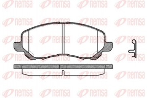 Remsa Σετ τακάκια, Δισκόφρενα - 0804.12