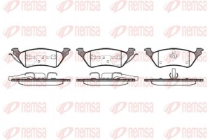 Remsa Σετ τακάκια, Δισκόφρενα - 0811.00