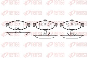 Remsa Σετ τακάκια, Δισκόφρενα - 0812.02