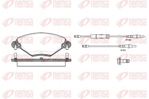 Remsa Σετ τακάκια, Δισκόφρενα - 0828.04