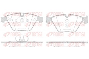 Remsa Σετ τακάκια, Δισκόφρενα - 0857.50