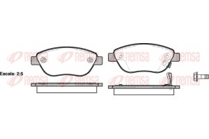 Remsa Σετ τακάκια, Δισκόφρενα - 0859.21