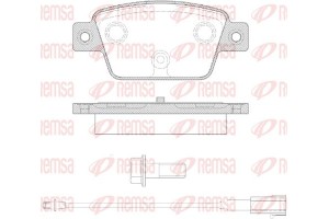 Remsa Σετ τακάκια, Δισκόφρενα - 0861.12
