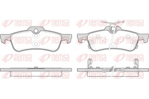 Remsa Σετ τακάκια, Δισκόφρενα - 0862.12