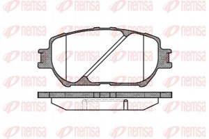 Remsa Σετ τακάκια, Δισκόφρενα - 0884.00