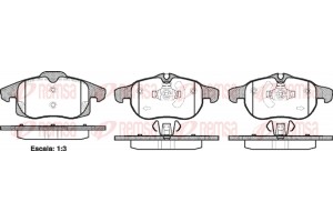 Remsa Σετ τακάκια, Δισκόφρενα - 0888.40