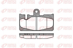 Remsa Σετ τακάκια, Δισκόφρενα - 0889.00