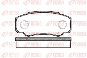 Remsa Σετ τακάκια, Δισκόφρενα - 0961.00