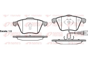 Remsa Σετ τακάκια, Δισκόφρενα - 0964.41