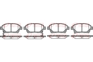Remsa Σετ τακάκια, Δισκόφρενα - 0971.12