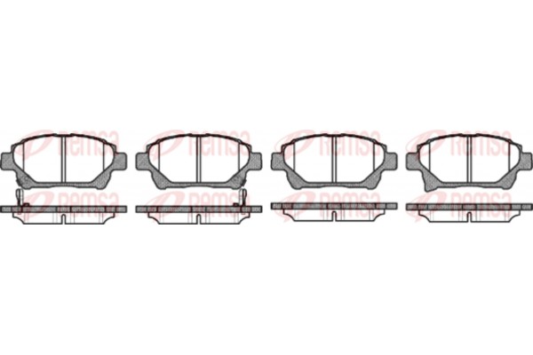 Remsa Σετ τακάκια, Δισκόφρενα - 0971.12
