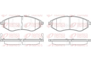 Remsa Σετ τακάκια, Δισκόφρενα - 0986.02