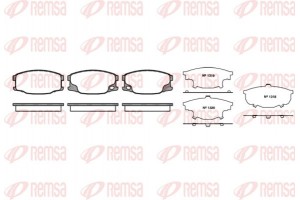 Remsa Σετ τακάκια, Δισκόφρενα - 1037.00