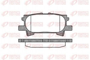 Remsa Σετ τακάκια, Δισκόφρενα - 1040.00