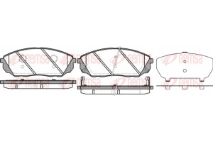 Remsa Σετ τακάκια, Δισκόφρενα - 1041.12