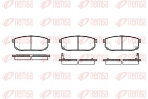 Remsa Σετ τακάκια, Δισκόφρενα - 1042.02