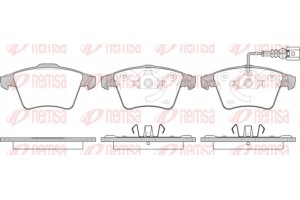 Remsa Σετ τακάκια, Δισκόφρενα - 1045.11
