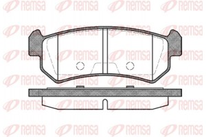 Remsa Σετ τακάκια, Δισκόφρενα - 1048.00