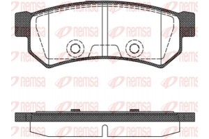 Remsa Σετ τακάκια, Δισκόφρενα - 1048.10