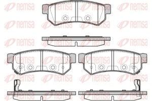 Remsa Σετ τακάκια, Δισκόφρενα - 1048.12