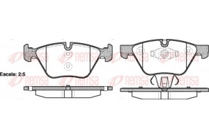 Remsa Σετ τακάκια, Δισκόφρενα - 1052.10