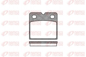 Remsa Σετ τακάκια, Δισκόφρενα - 1067.00