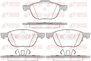 Remsa Σετ τακάκια, Δισκόφρενα - 1082.12