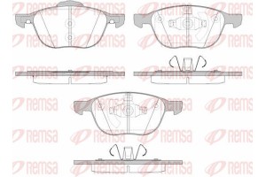 Remsa Σετ τακάκια, Δισκόφρενα - 1082.15