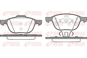 Remsa Σετ τακάκια, Δισκόφρενα - 1082.30