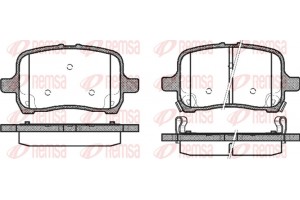 Remsa Σετ τακάκια, Δισκόφρενα - 1089.22