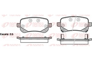 Remsa Σετ τακάκια, Δισκόφρενα - 1095.02