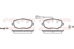 Remsa Σετ τακάκια, Δισκόφρενα - 1099.01