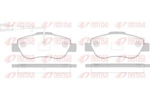 Remsa Σετ τακάκια, Δισκόφρενα - 1100.02