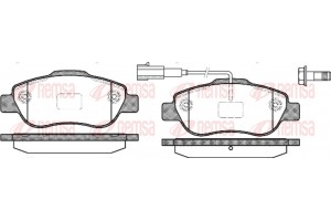 Remsa Σετ τακάκια, Δισκόφρενα - 1100.11