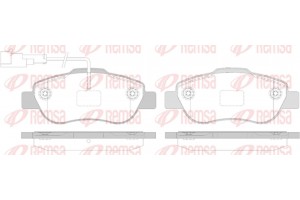 Remsa Σετ τακάκια, Δισκόφρενα - 1100.12