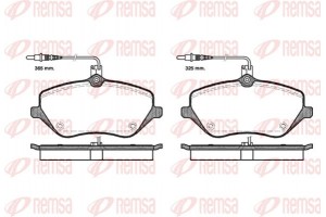 Remsa Σετ τακάκια, Δισκόφρενα - 1101.04