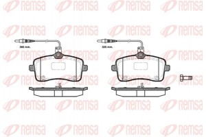 Remsa Σετ τακάκια, Δισκόφρενα - 1102.04