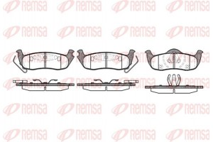 Remsa Σετ τακάκια, Δισκόφρενα - 1106.10