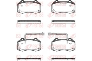 Remsa Σετ τακάκια, Δισκόφρενα - 1113.10