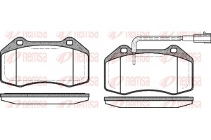 Remsa Σετ τακάκια, Δισκόφρενα - 1113.12