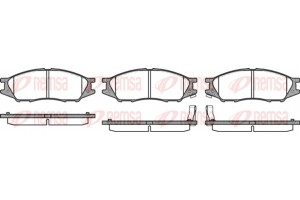 Remsa Σετ τακάκια, Δισκόφρενα - 1123.02