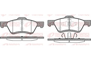 Remsa Σετ τακάκια, Δισκόφρενα - 1124.00