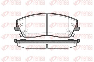 Remsa Σετ τακάκια, Δισκόφρενα - 1126.08