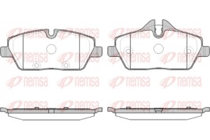 Remsa Σετ τακάκια, Δισκόφρενα - 1131.30