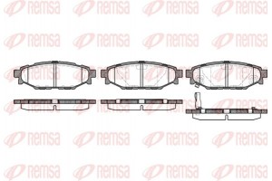 Remsa Σετ τακάκια, Δισκόφρενα - 1136.01