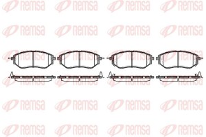 Remsa Σετ τακάκια, Δισκόφρενα - 1137.02