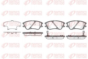 Remsa Σετ τακάκια, Δισκόφρενα - 1139.02