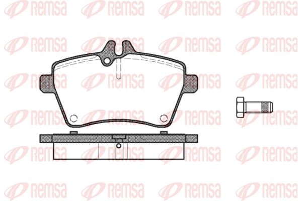 Remsa Σετ τακάκια, Δισκόφρενα - 1144.00