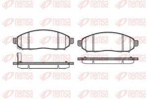 Remsa Σετ τακάκια, Δισκόφρενα - 1162.01