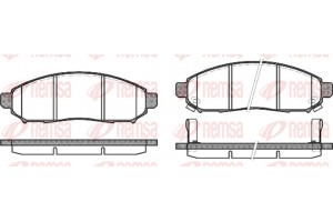 Remsa Σετ τακάκια, Δισκόφρενα - 1162.12